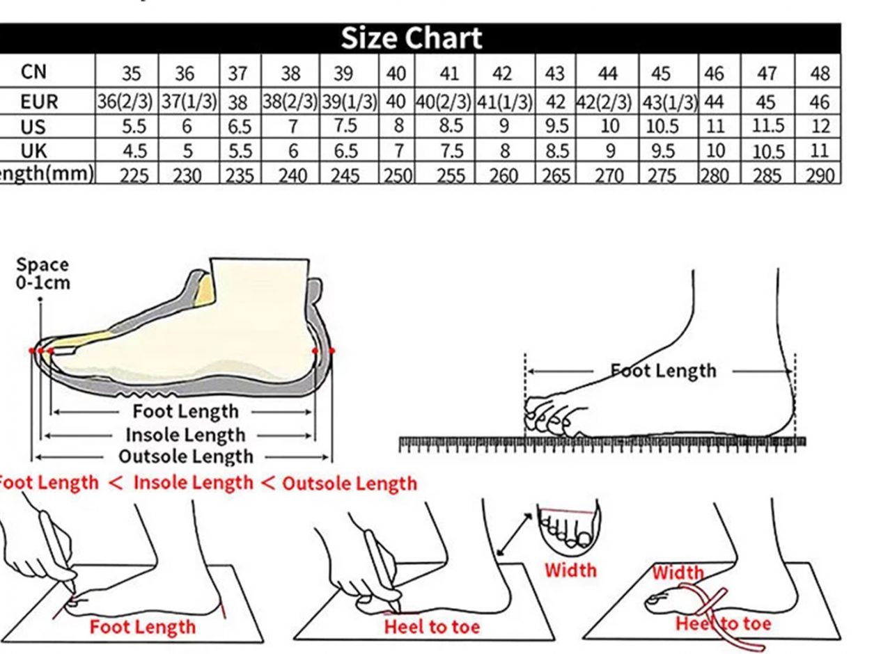 Sas Shoes Size Chart