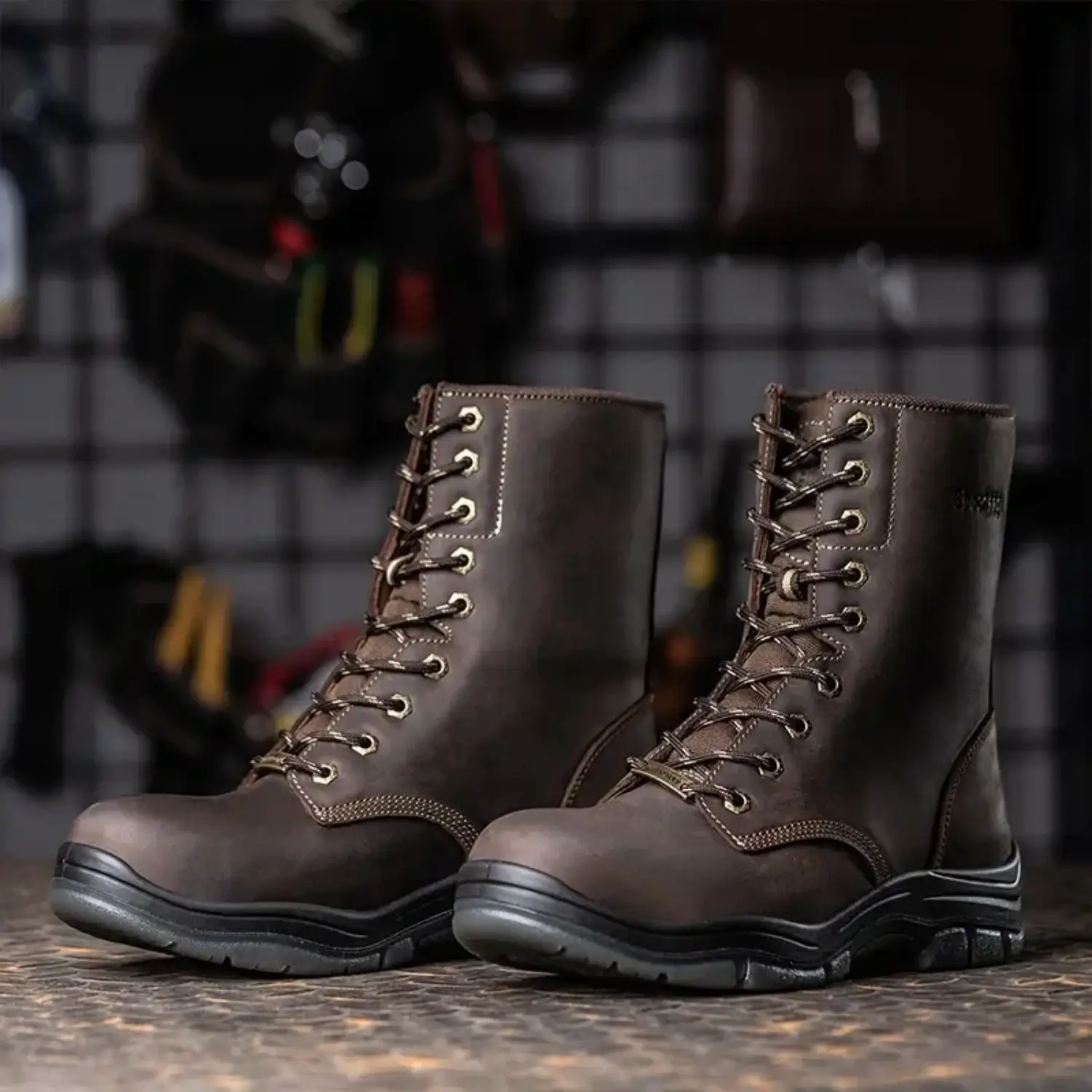 steel toe safety boots