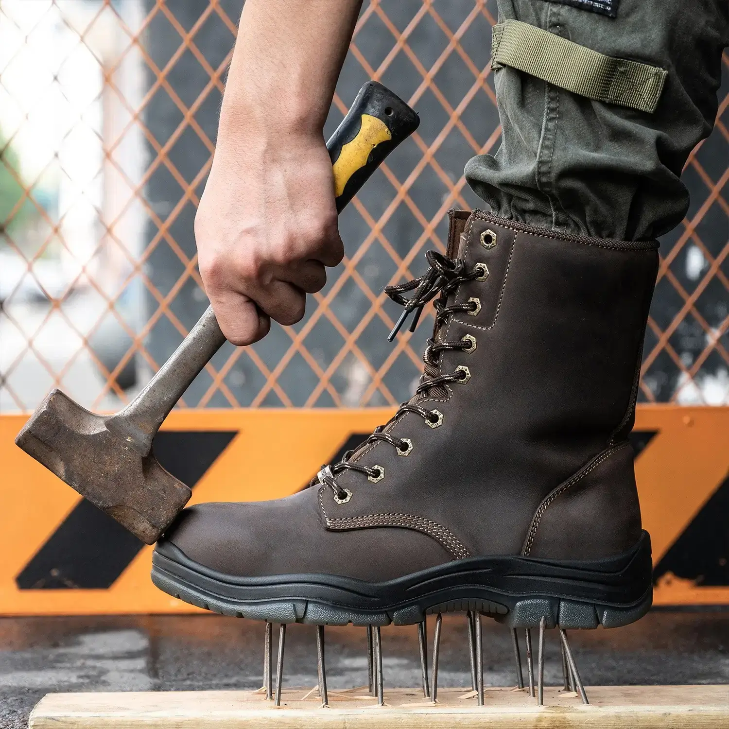 steel toe safety boots