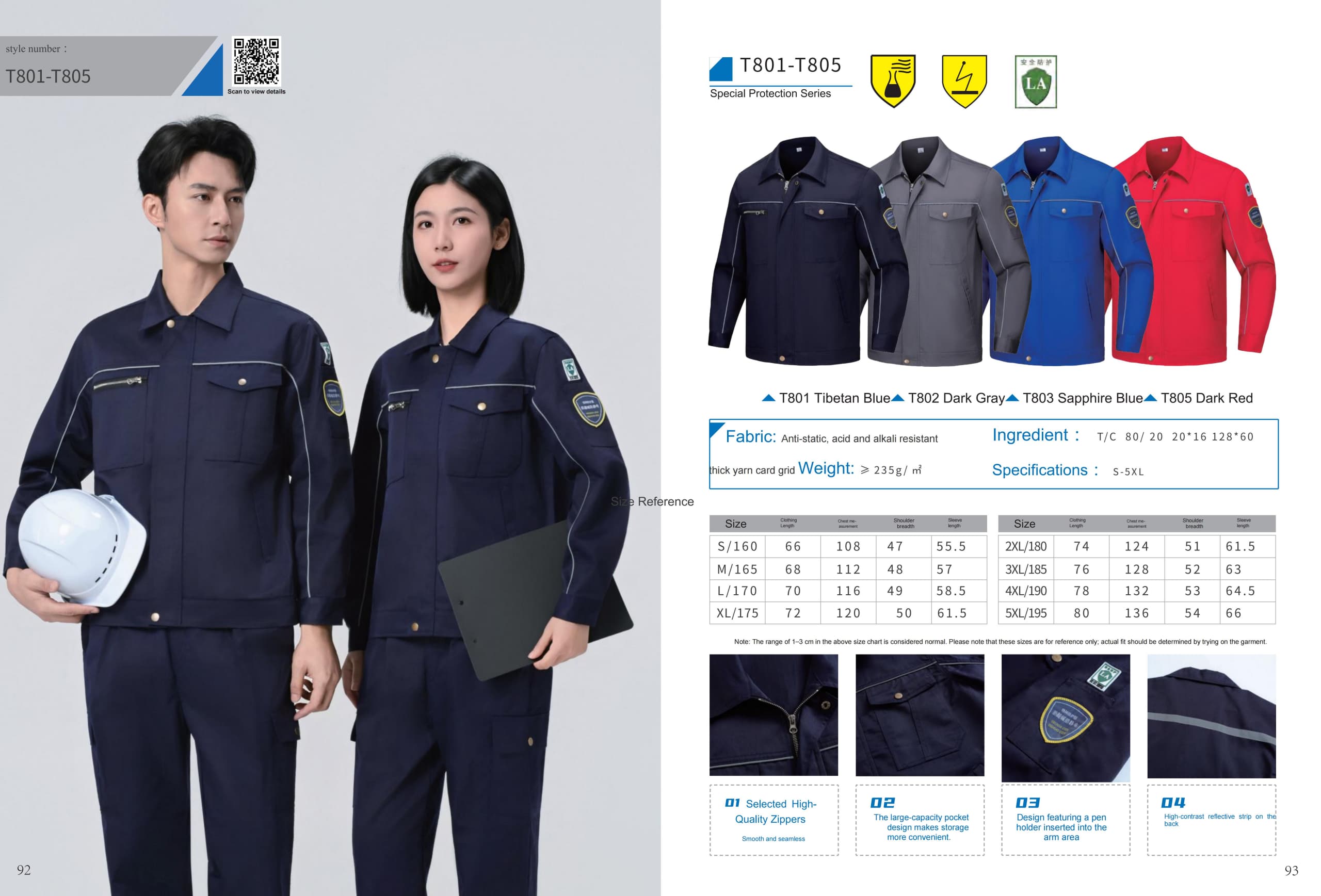 Workwear T801-T803